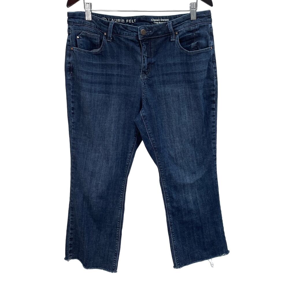 LAURIE FELT Jeans Womens 14P Blue Classic Denim Crop Bootcut